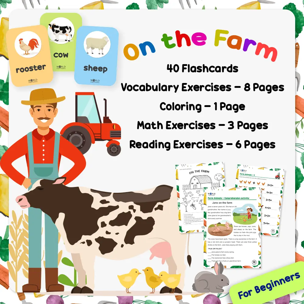 On the Farm – Printable Set For Beginners